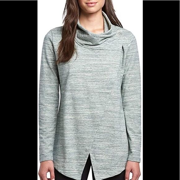 Womens Danskin French Terry Bliss Wrap - Sz S - Picture 1 of 4